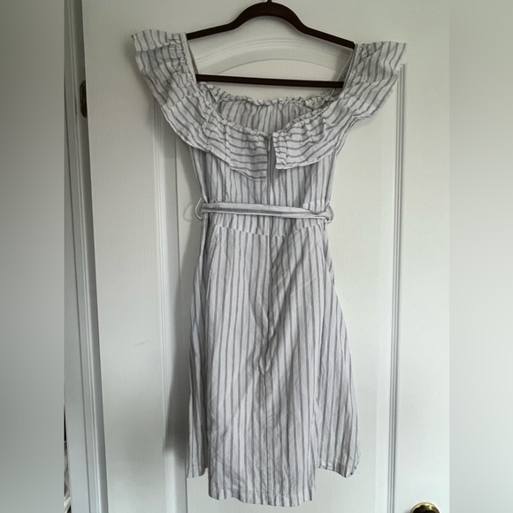 Summer Off the Shoulder Mini Dress - Picture 1 of 4